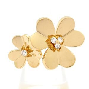 Van Cleef & Arpels Ring 50 Frivole Entrelle Door Vcarb67650 18K Yellow Gold X
